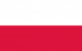 21x18in 53x45cm Poland flag (woven MoD fabric)